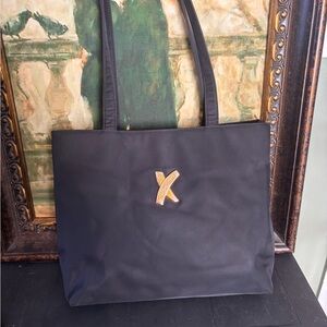 Paloma Picasso Black Nylon Tote